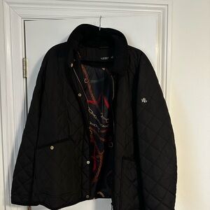 Ralph Lauren Black Quilted Jacket for Men